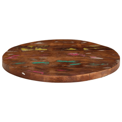 Tafelblad rond Ø 50x2,5 cm massief gerecycled hout