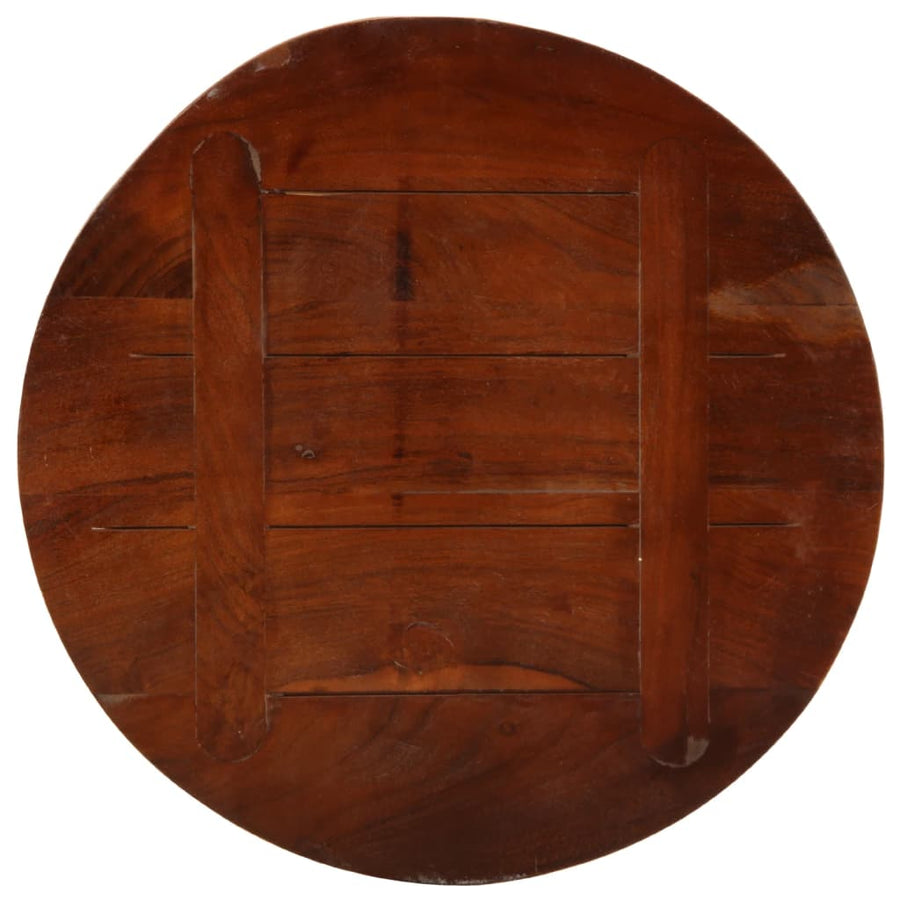 Tafelblad rond Ø 60x1,5 cm massief gerecycled hout