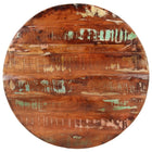 Tabletop round Ø 80x1.5 cm solid recycled wood