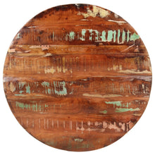 Tafelblad Rond Ø 90X3,8 Cm Massief Gerecycled Hout
