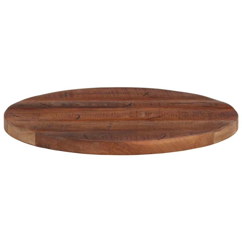 Tafelblad Rond Ø 40X2,5 Cm Massief Gerecycled Hout Gerecycled Hout (Naturel) 25 mm 40 cm