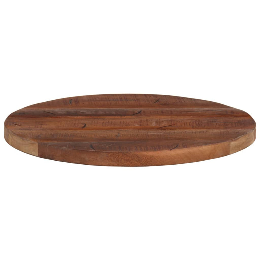 Tafelblad Rond Ø 40X2,5 Cm Massief Gerecycled Hout Gerecycled Hout (Naturel) 25 mm 40 cm