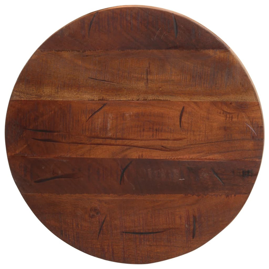 Tafelblad rond Ø 40x3,8 cm massief gerecycled hout