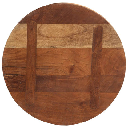 Tafelblad rond Ø 40x3,8 cm massief gerecycled hout