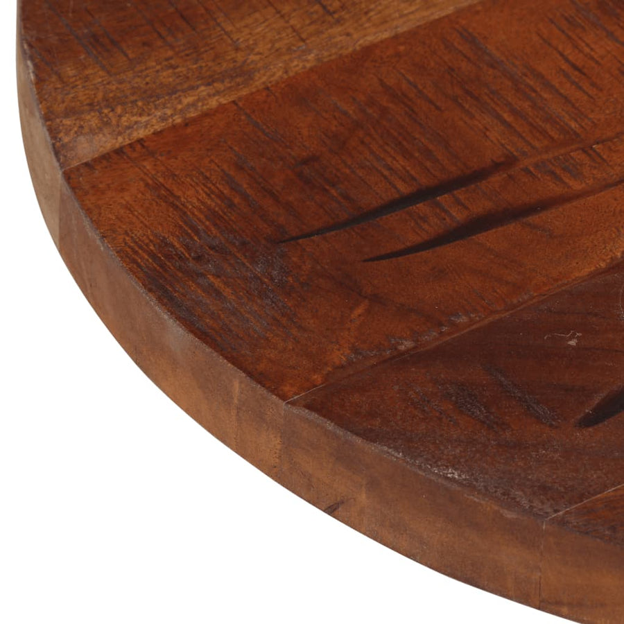Tafelblad rond Ø 40x3,8 cm massief gerecycled hout