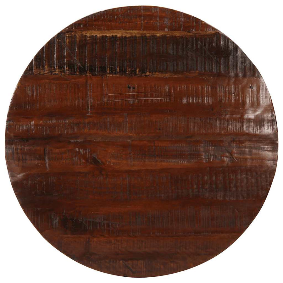 Tafelblad rond Ø 70x2,5 cm massief gerecycled hout