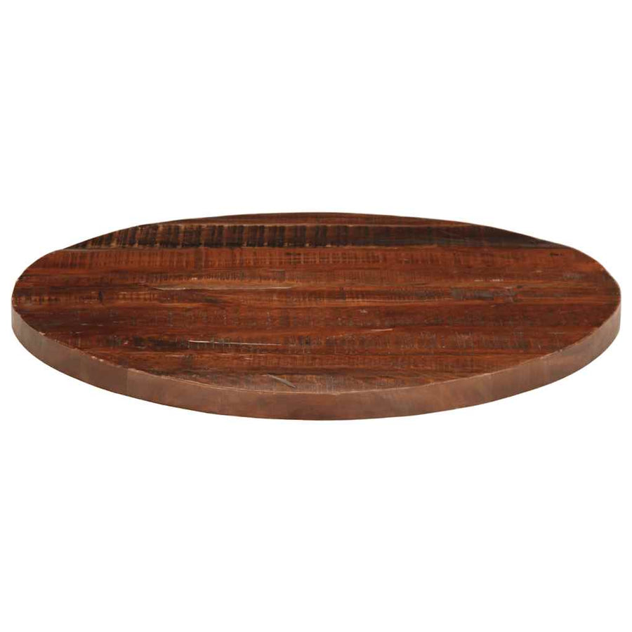 Tafelblad rond Ø 70x2,5 cm massief gerecycled hout