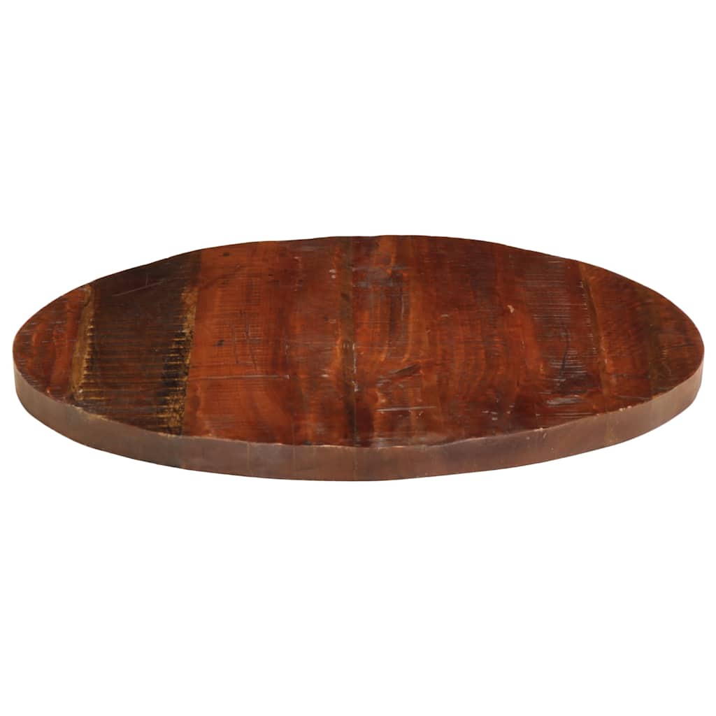 Tafelblad rond Ø 70x2,5 cm massief gerecycled hout