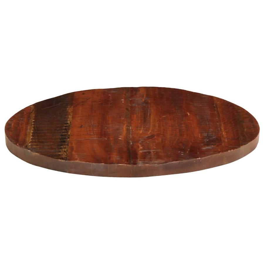 Tafelblad rond Ø 70x2,5 cm massief gerecycled hout