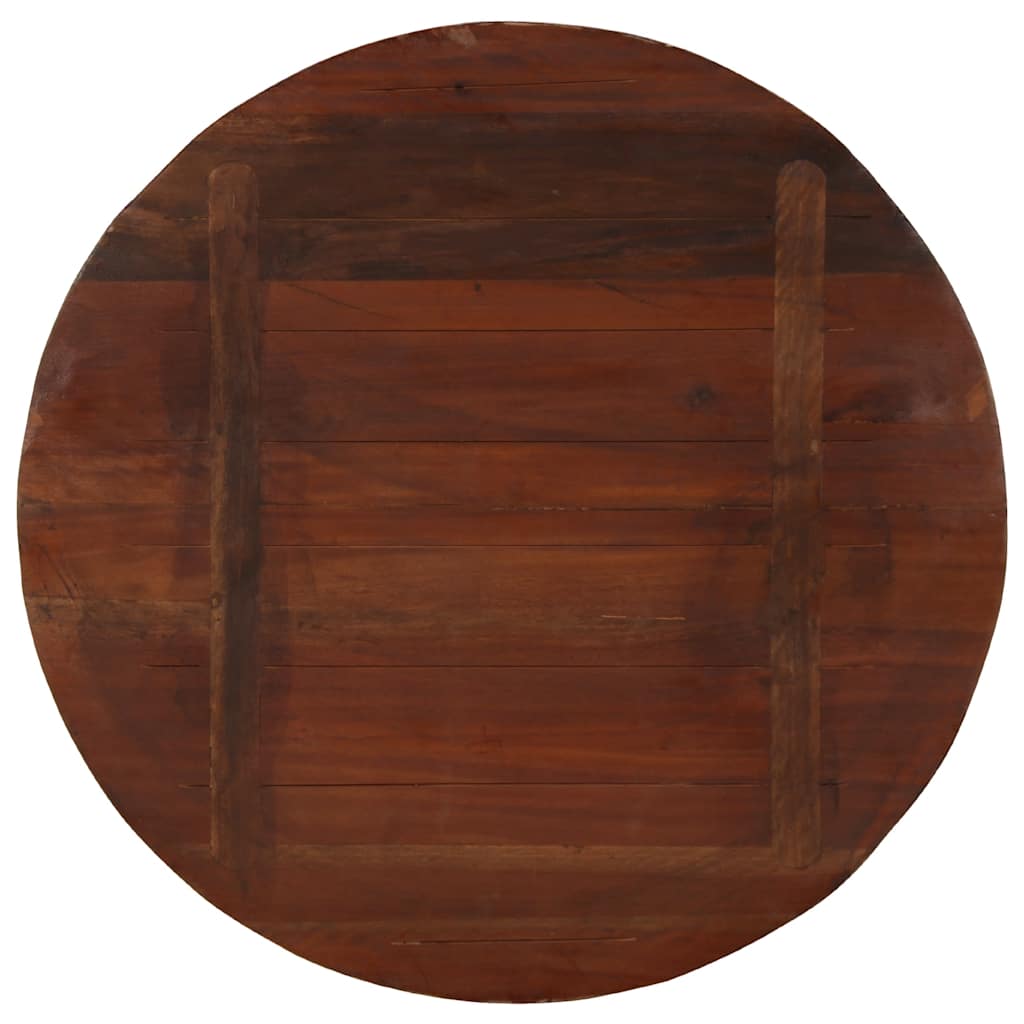 Tafelblad rond Ø 70x3,8 cm massief gerecycled hout