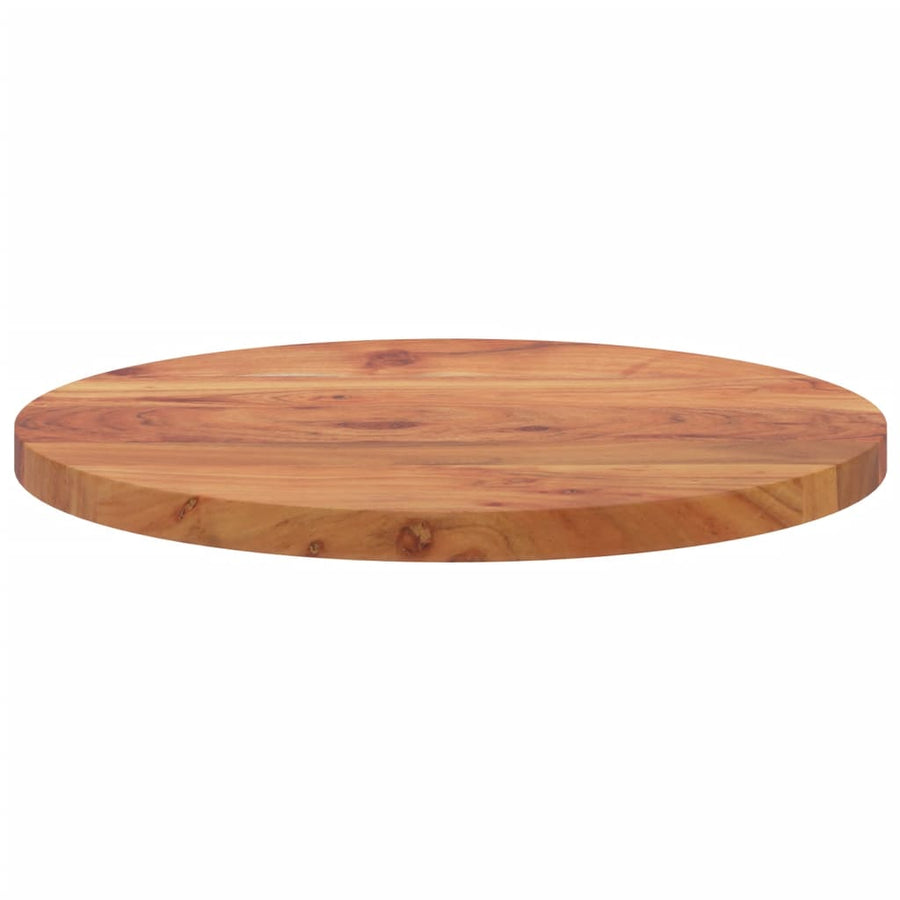 Tafelblad Rond Ø40X2,5 Cm Massief Acaciahout Acaciahout (Naturel) 25 mm 40 cm