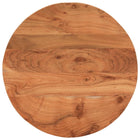 Tabletop round Ø 60x2.5 cm solid acacia wood