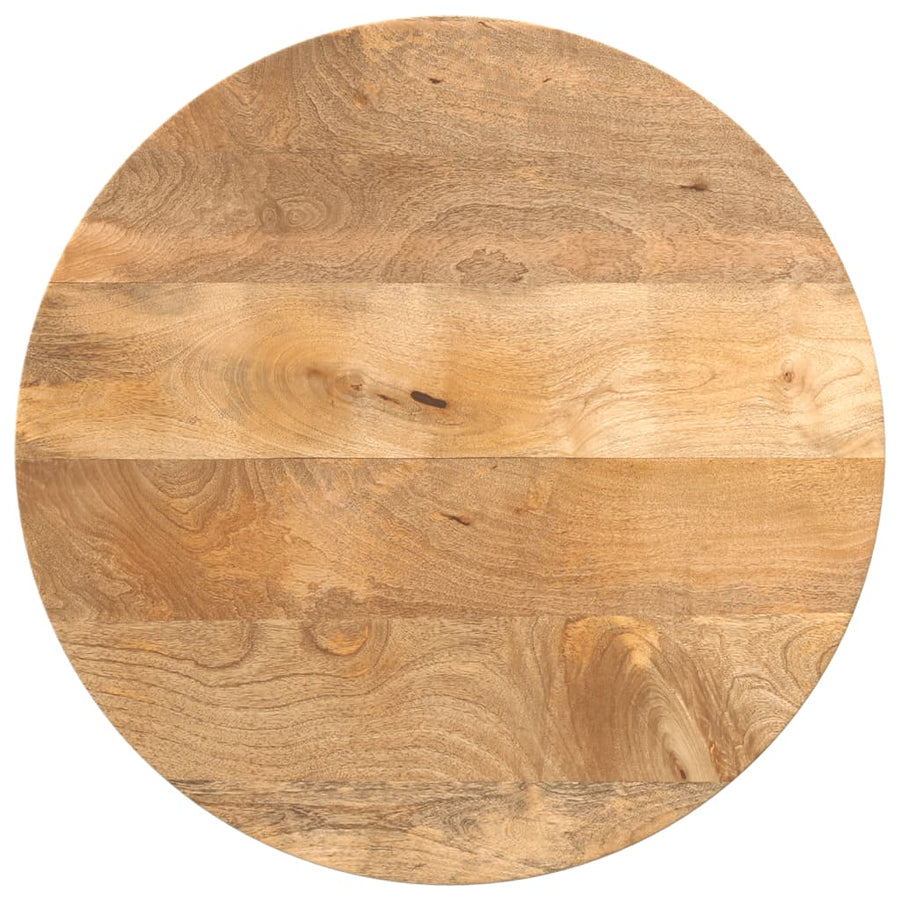 Tafelblad Rond Ø 40X2,5 Cm Massief Ruw Mangohout