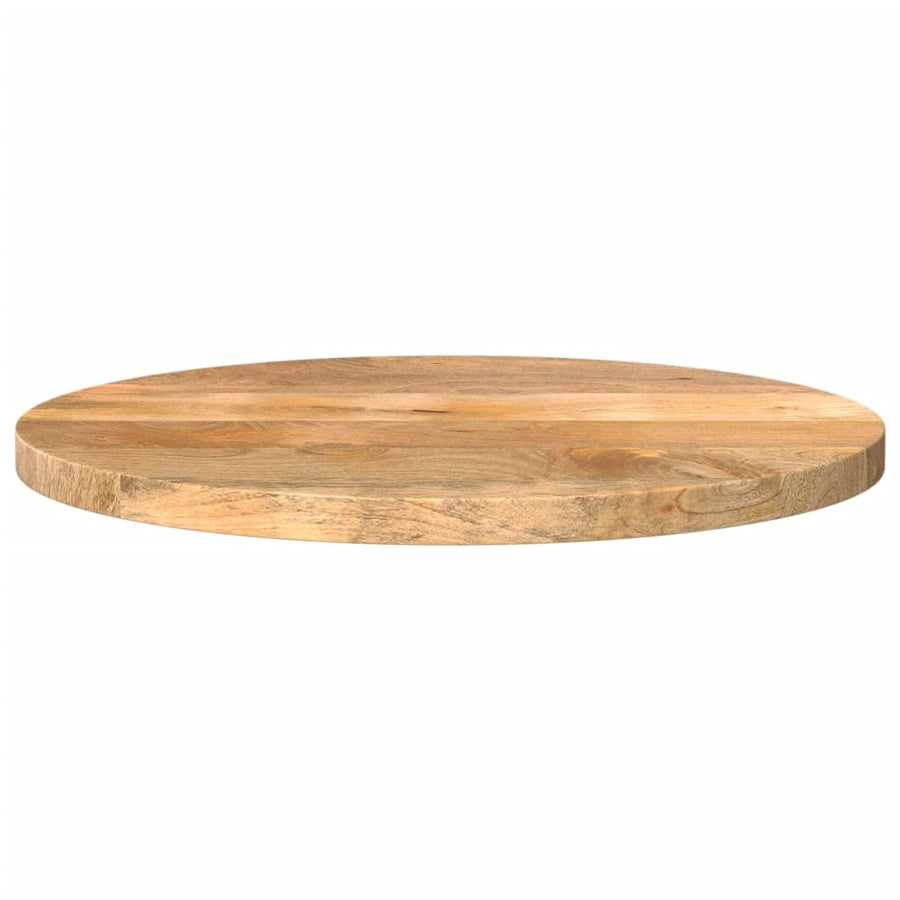 Tafelblad Rond Ø 40X2,5 Cm Massief Ruw Mangohout