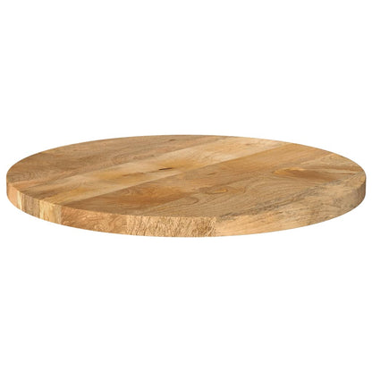Tafelblad rond Ø 50x3,8 cm massief ruw mangohout