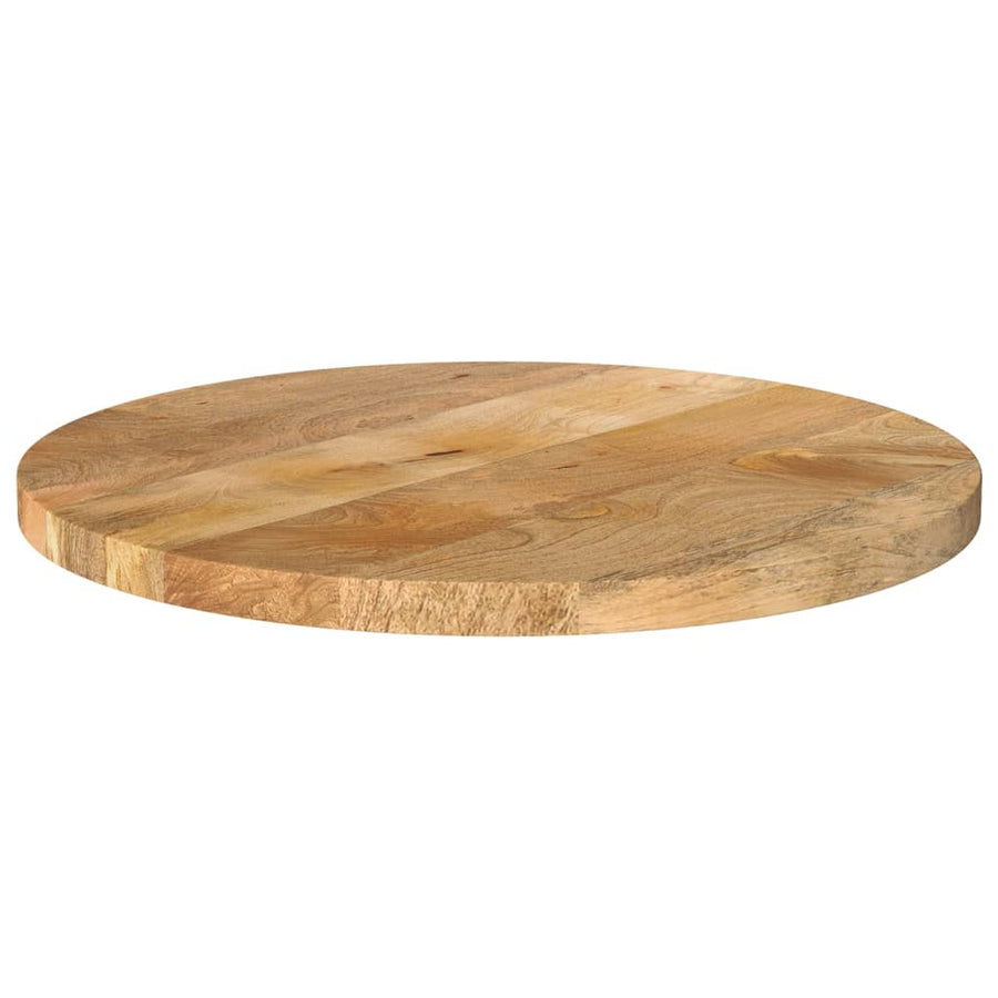 Tafelblad Rond Ø 60X3,8 Cm Massief Ruw Mangohout