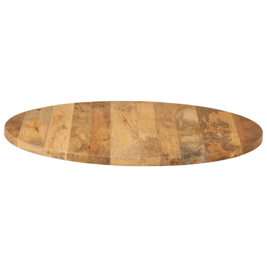 Tafelblad Rond Ø 70X2,5 Cm Massief Ruw Mangohout Mangohout (Naturel) 25 mm 70 cm