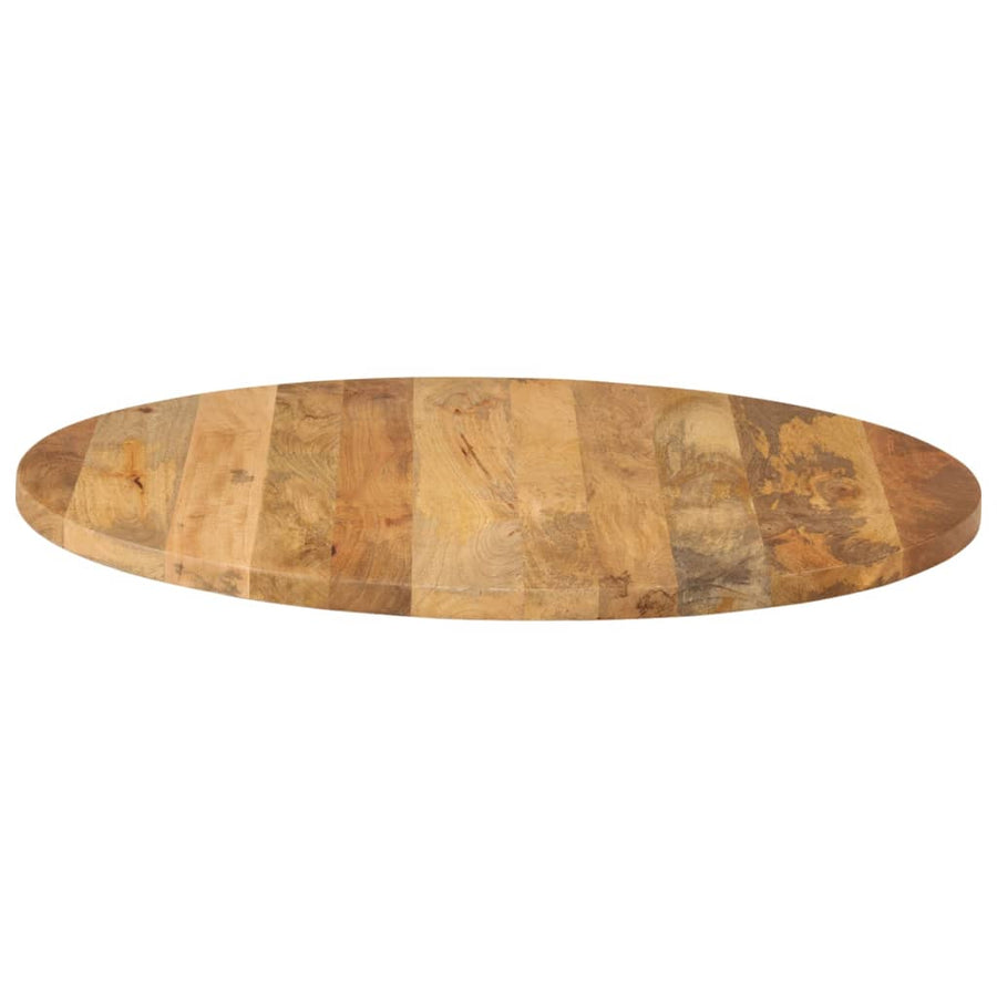 Tafelblad Rond Ø 70X3,8 Cm Massief Ruw Mangohout