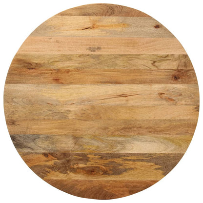 Tafelblad Rond Ø 90X2,5 Cm Massief Ruw Mangohout