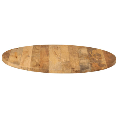 Tafelblad Rond Ø 90X3,8 Cm Massief Ruw Mangohout Mangohout (Naturel) 38 mm 90 cm