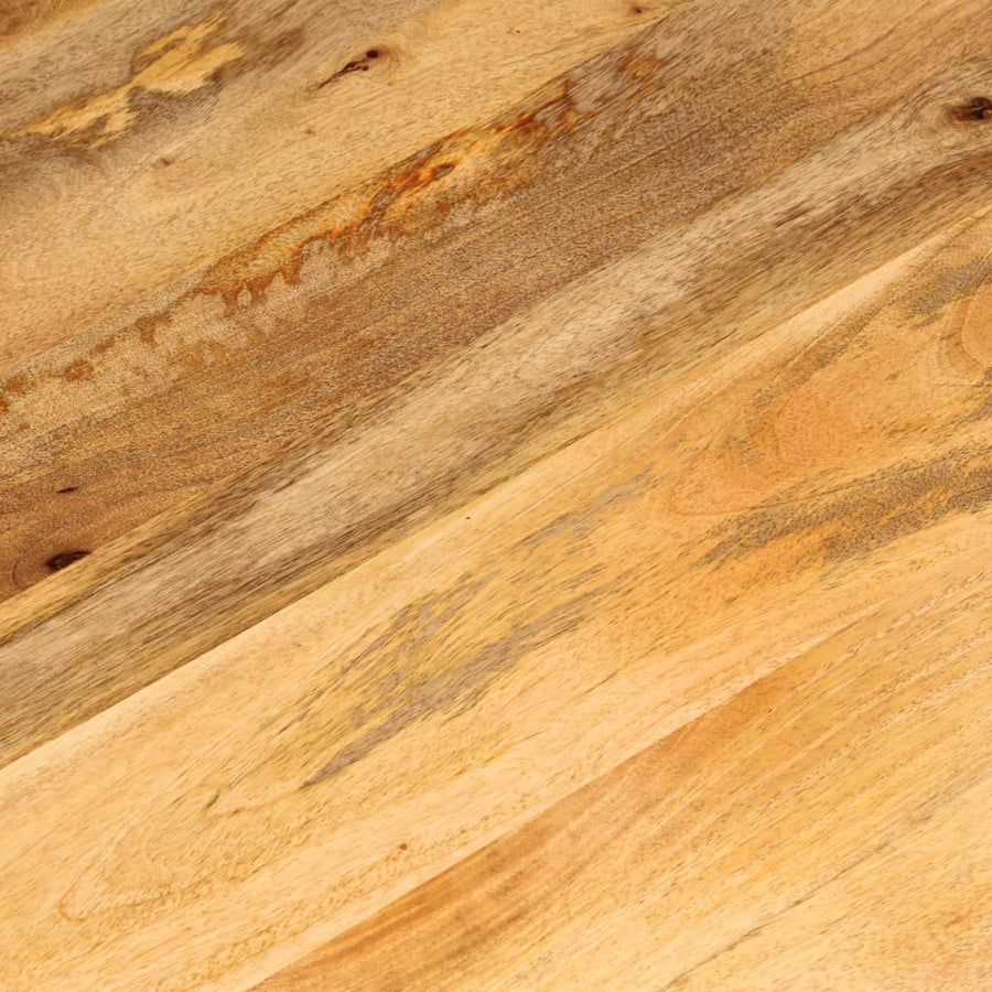 Tafelblad Rond Ø 90X3,8 Cm Massief Ruw Mangohout Mangohout (Naturel) 38 mm 90 cm