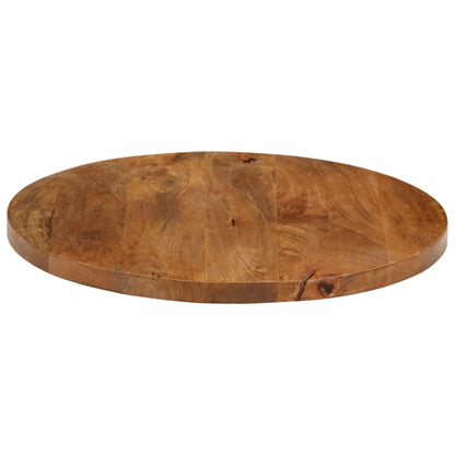 Tafelblad Ø 40X2,5 Cm Rond Massief Ruw Mangohout Mangohout (Eikenafwerking) 25 mm 40 cm