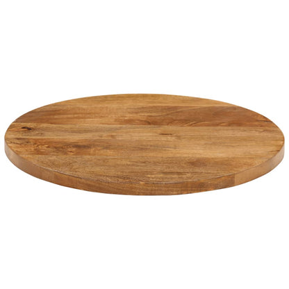 Tafelblad rond Ø 40x3,8 cm massief ruw mangohout