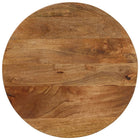 Tafelblad rond Ø 50x2,5 cm massief mangohout eikenafwerking