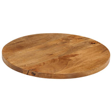 Tafelblad Rond Ø 60X3,8 Cm Massief Ruw Mangohout Mangohout (Eikenafwerking) 38 mm 60 cm