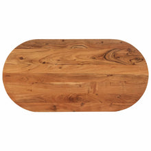 Tafelblad Ovaal 80X40X2,5 Cm Naturel 80 x 40 x 2.5 cm