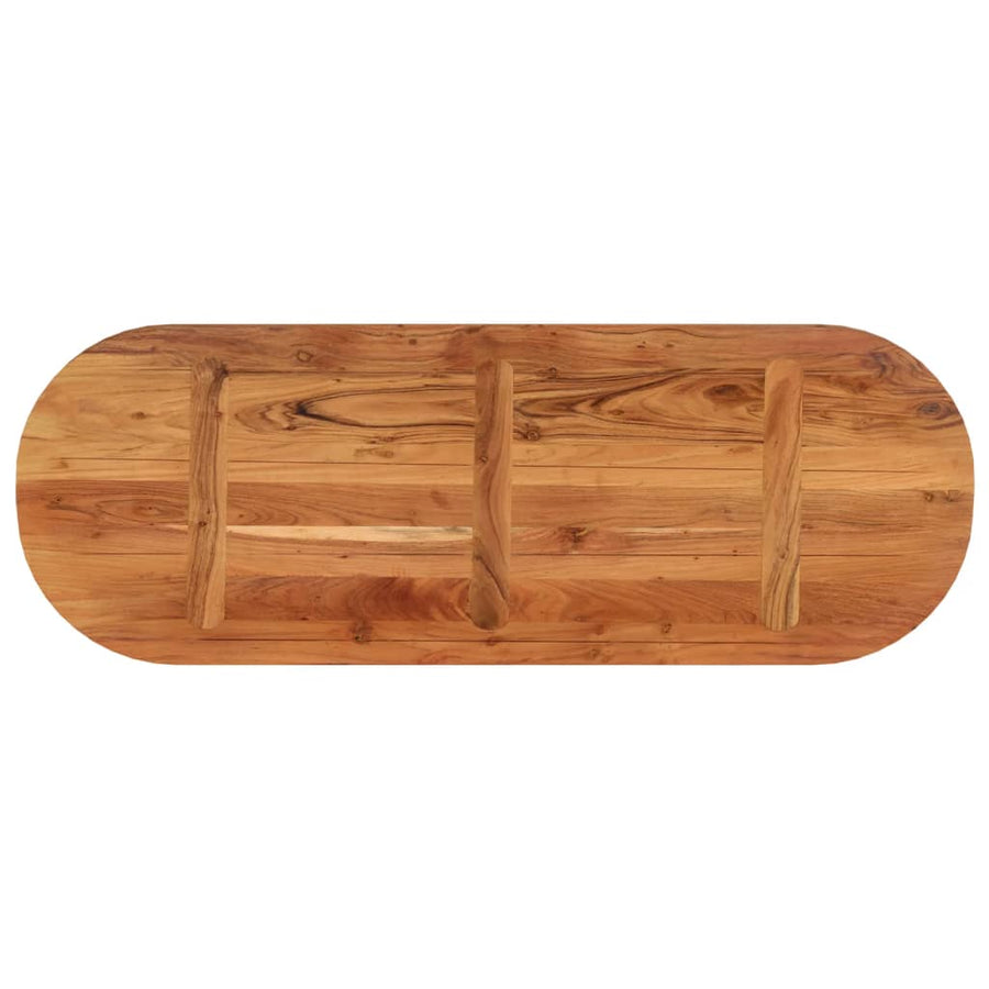 Tafelblad Ovaal 0X40X2,5 Cm Naturel 110 x 40 x 2.5 cm
