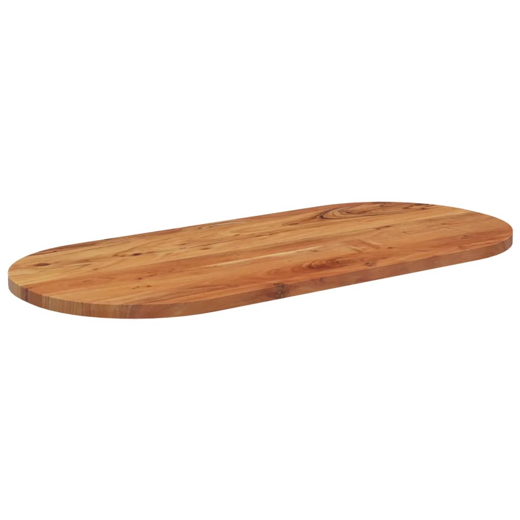 Tafelblad Ovaal 90X40X3,8 Cm Naturel 90 x 40 x 3.8 cm