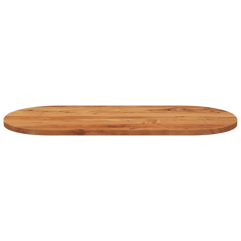 Tafelblad Ovaal 90X40X3,8 Cm Naturel 90 x 40 x 3.8 cm