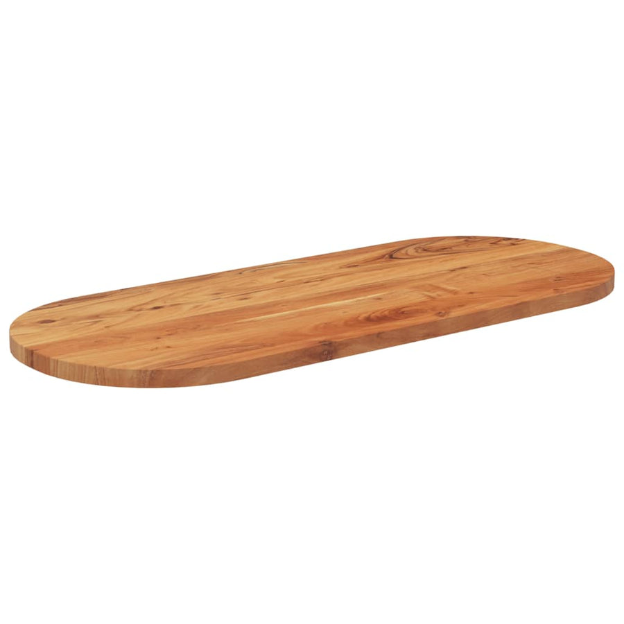 Tafelblad Ovaal 00X40X3,8 Cm Naturel 100 x 40 x 3.8 cm