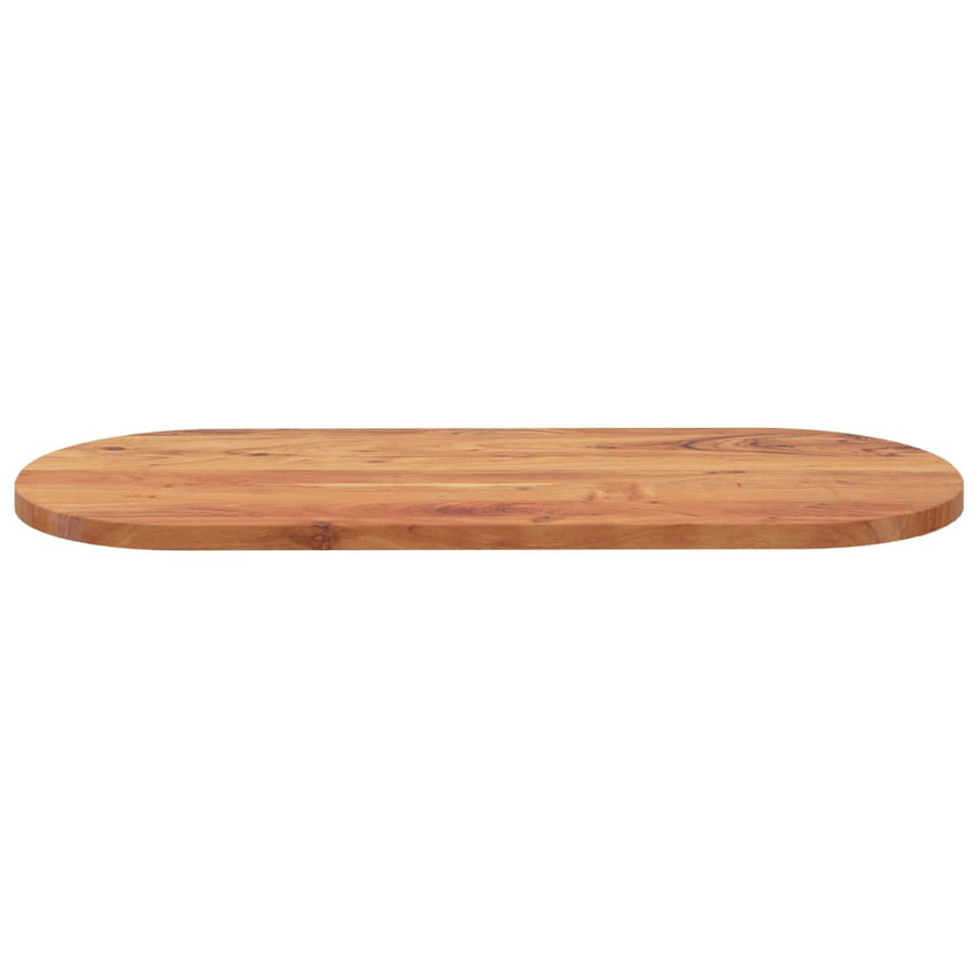Tafelblad Ovaal 00X40X3,8 Cm Naturel 100 x 40 x 3.8 cm