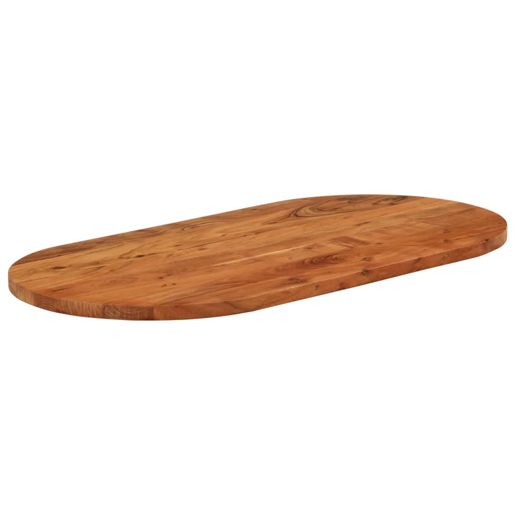 Tafelblad Ovaal 00X50X3,8 Cm Naturel 100 x 50 x 3.8 cm