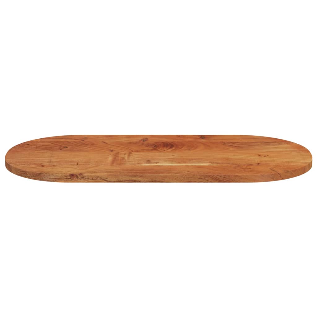 Tafelblad Ovaal 00X50X3,8 Cm Naturel 100 x 50 x 3.8 cm