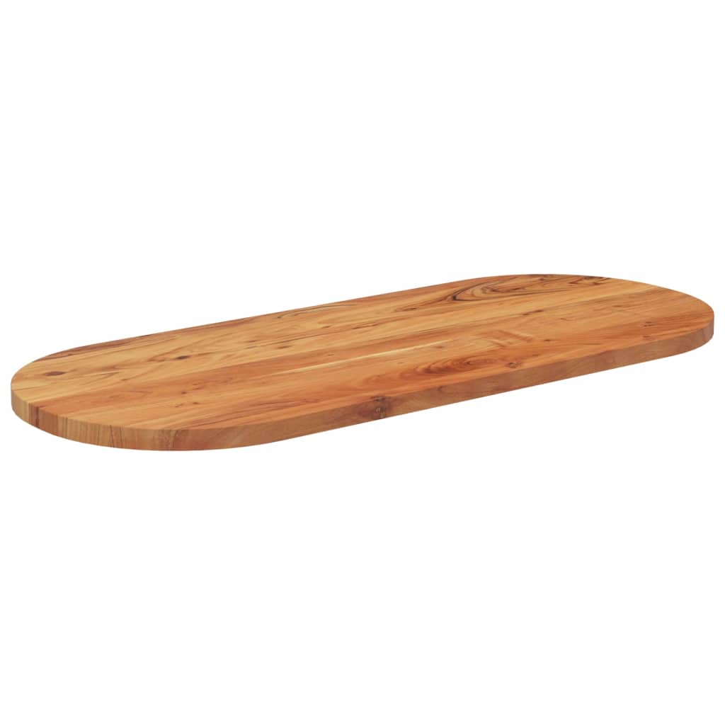 Tafelblad Ovaal 20X50X3,8 Cm Naturel 120 x 50 x 3.8 cm
