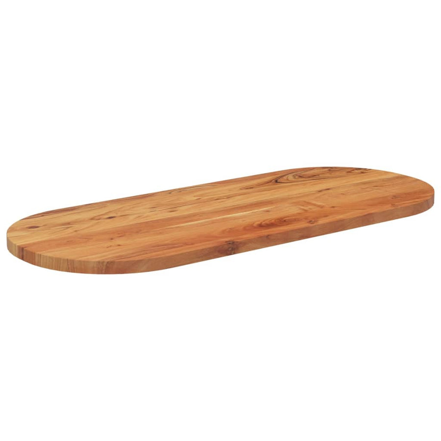 Tafelblad Ovaal 20X50X3,8 Cm Naturel 120 x 50 x 3.8 cm