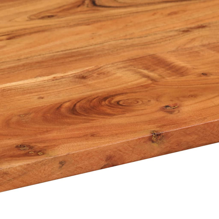 Tafelblad Ovaal 20X50X3,8 Cm Naturel 120 x 50 x 3.8 cm