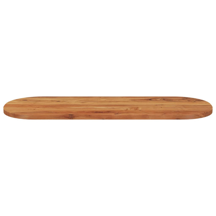 Tafelblad Ovaal 40X50X3,8 Cm Naturel 140 x 50 x 3.8 cm