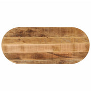 Tafelblad ovaal 120x50x2,5 cm massief mangohout