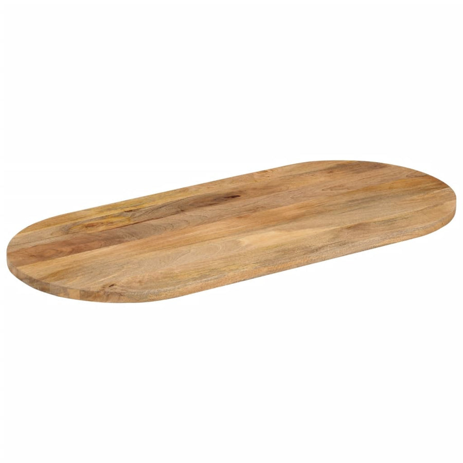 Tafelblad Ovaal 100X40X3,8 Cm Massief Mangohout