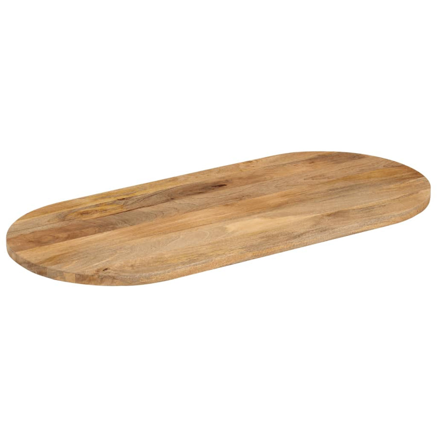 Tafelblad Ovaal 100X50X3,8 Cm Massief Mangohout
