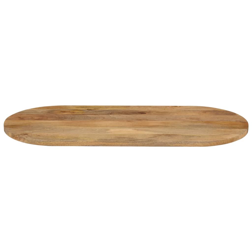 Tafelblad Ovaal 120X50X3,8 Cm Massief Mangohout