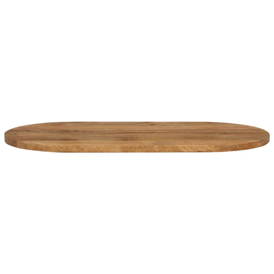 Tafelblad Ovaal 140X60X2,5 Cm Massief Mangohout Mangohout (Eikenafwerking) 25 mm