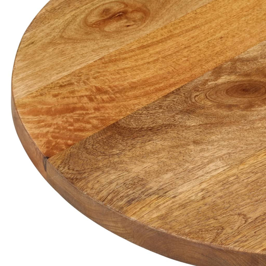 Tafelblad Ovaal 140X60X2,5 Cm Massief Mangohout Mangohout (Eikenafwerking) 25 mm