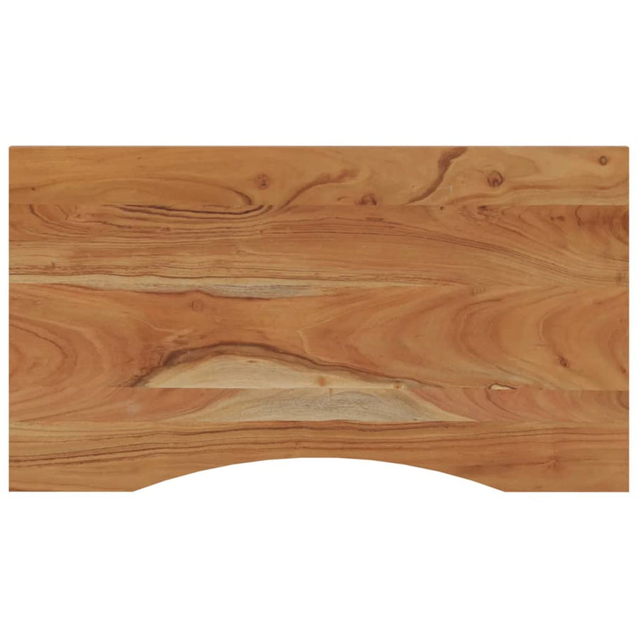 Bureaublad Rechthoekig 90X50X2,5 Cm Massief Acaciahout