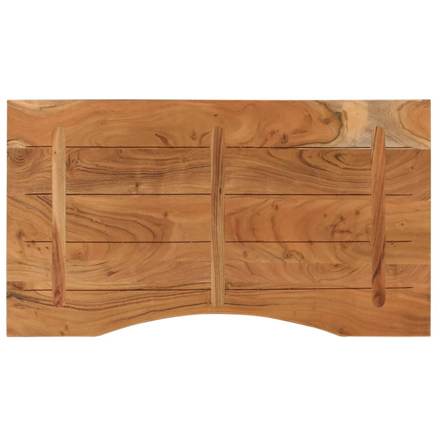 Bureaublad Rechthoekig 90X50X2,5 Cm Massief Acaciahout
