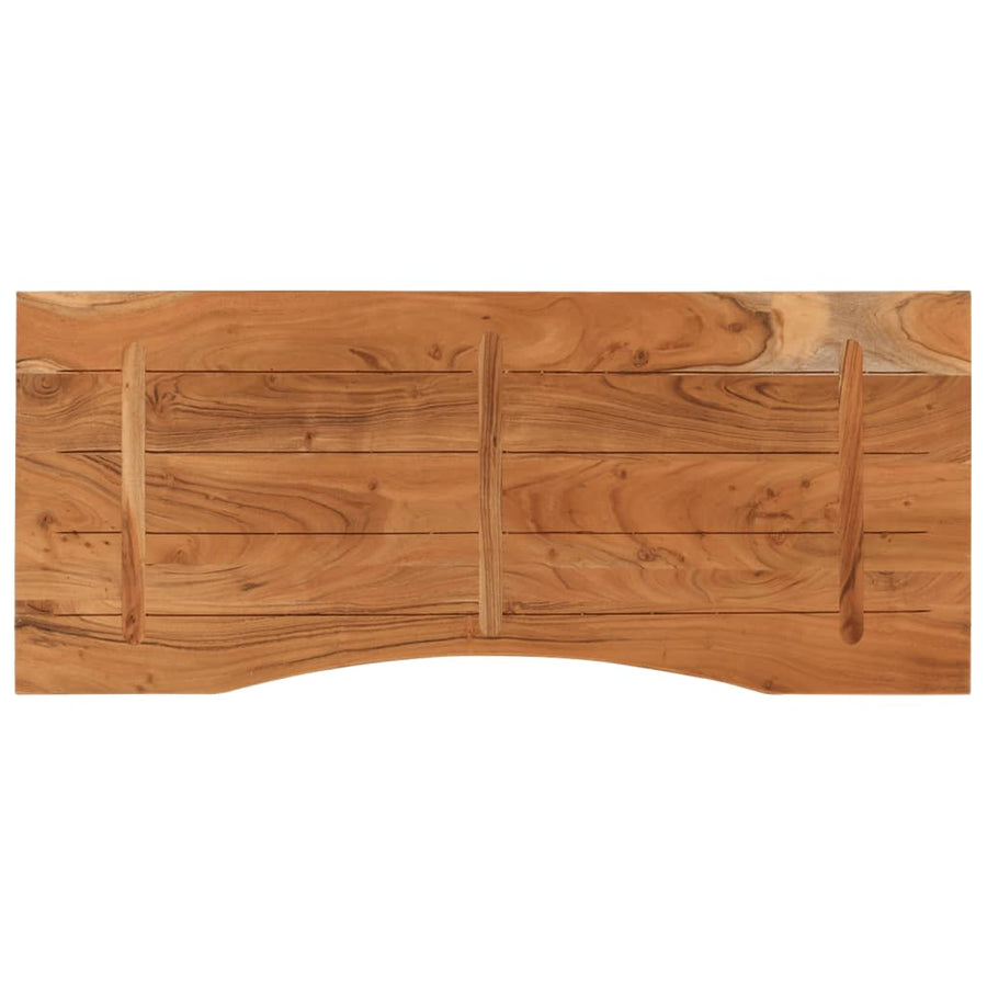 Bureaublad Rechthoekig 110X50X2,5 Cm Massief Acaciahout 110 x 50 x 2.5 cm